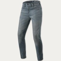 REVIT! Herren Jeans Carlin SK Mittelgrau Used L30