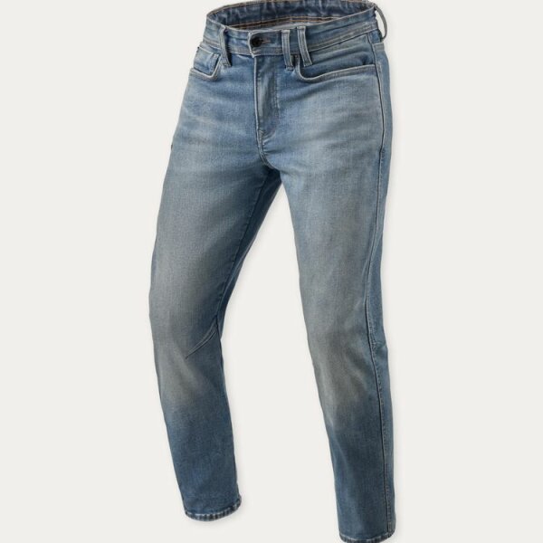 REVIT! Herren Jeans Detroit 3 Tapered Medium Blue Vintage L32