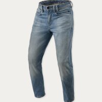 REVIT! Herren Jeans Detroit 3 Tapered Medium Blue Vintage L32