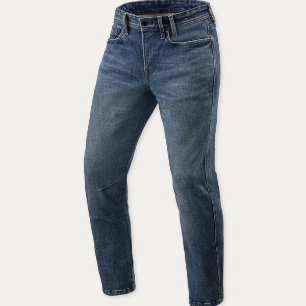REVIT!  Detroit 3 Tapered Jeans Herren Dunkelblau Used L30