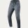 REVIT!  Keegan Tapered Jeans Herren Mittelgrau Used L34
