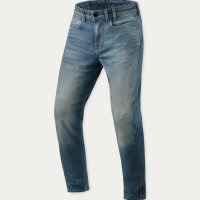 REVIT!  Keegan Tapered Jeans Herren Medium Blue Vintage L34