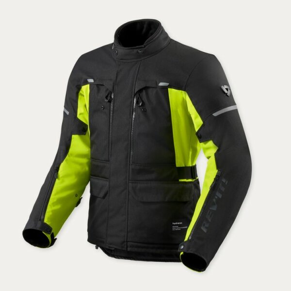 REVIT! Herren Jacke Outback 5 H2O Schwarz-Neon Gelb