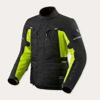 REVIT! Herren Jacke Outback 5 H2O Schwarz-Neon Gelb