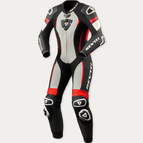 REVIT! Damen Einteilige Lederkombi Xena 4 Ladies Weiß-Neon Rot standard