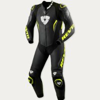REVIT! Herren Einteilige Lederkombi Argon 3 Schwarz-Neon Gelb standard