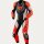 REVIT! Einteilige Lederkombi Herren Hyperspeed 3 Hellgrau-Neonrot standard