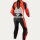 REVIT! Einteilige Lederkombi Herren Hyperspeed 3 Hellgrau-Neonrot standard