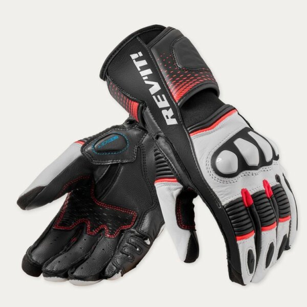 REVIT! Damen Handschuhe Xena 4 Ladies Weiß-Neon Rot
