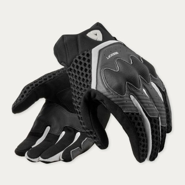 REVIT! Herren Handschuhe Veloz Schwarz-Weiß