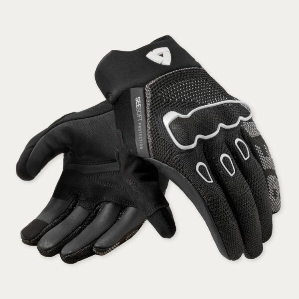 REVIT! Herren Handschuhe Hyperspeed 3 Schwarz-Weiß