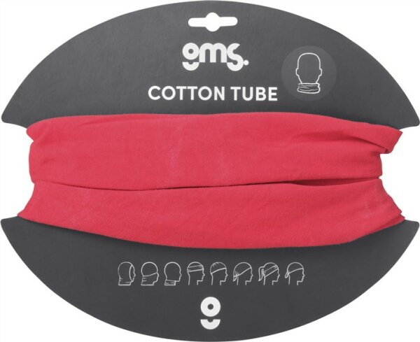 gms Schlauchtuch Baumwolle rot