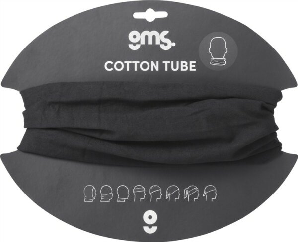 gms Schlauchtuch Baumwolle schwarz