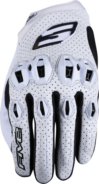 Five Gloves Handschuhe Stunt Evo 2 Leder  weiss