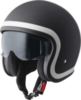 gms Jethelm Ride matt schwarz-weiss