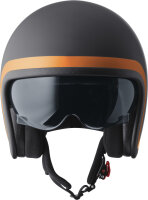 gms Jethelm Ride  matt schwarz-orange