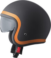 gms Jethelm Ride  matt schwarz-orange