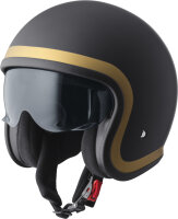 gms Jethelm Ride  matt schwarz-gold