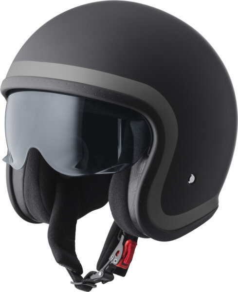 gms Jethelm Ride  matt schwarz-grau