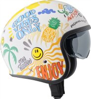 gms Jethelm Ride & Surf weiss-gelb-blau summer vibes