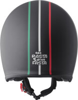 gms Jethelm Ride in Italy schwarz-rot-weiss-grün italy