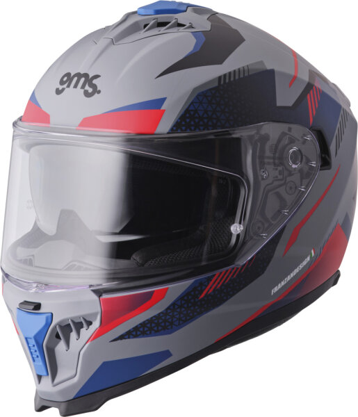 gms Integralhem Gelero matt grau-blau-rot