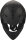 gms Motocrosshelm Fortis schwarz-matt