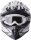 gms Motocrosshelm Fortis Graffi matt schwarz-weiss