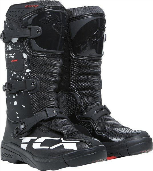 TCX Stiefel COMP-KID, schwarz-weiss,