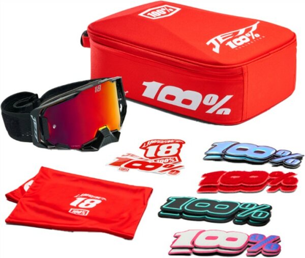 100% Armega HIPER Jett Lawrence/Lit.Ed. schwarz-rot-gelb