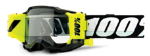 100% ACCURI 2 Jr. FORECAST Goggle Black-Clear Lens schwarz