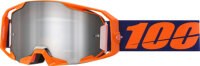 100% Goggle ARmatic Neon Orange - Mirror Silver Flash...