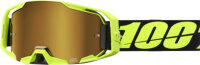 100% Goggle ARmatic Neon Yellow - Mirror True Gold Lens gelb