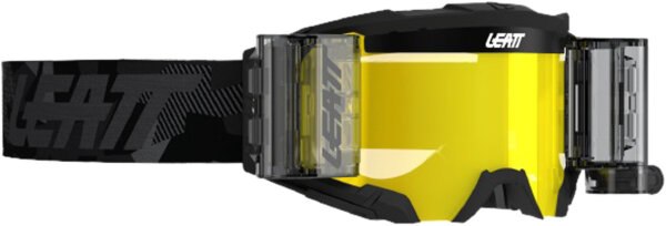 Leatt Goggle Velocity 5.5 Roll-Off Stealth Yellow 70% schwarz-gelb