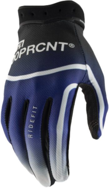 100% RIDEFIT Gloves blue