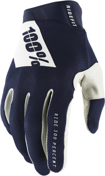 100% Ridefit Gloves - Navy