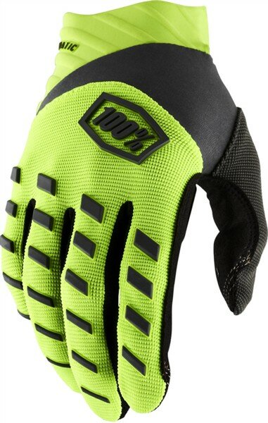 100% Airmatic Gloves - Fluo Yellow