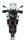 CBR 1000 RR - Racingscheibe "R" 2004-2007 schwarz