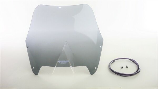 RS 125 EXTREMA - Originalformscheibe "ON" 1992-1994 rauchgrau