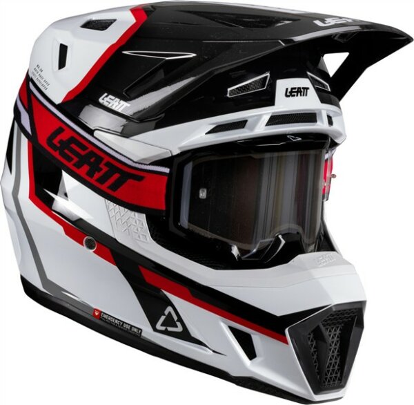 Leatt Helmet Kit Moto 7.5 V26 weiss-schwarz-rot