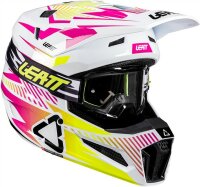 Leatt Helmet Kit Moto 3.5 V26 weiss-pink-gelb