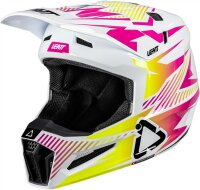 Leatt Helmet Kit Moto 3.5 V26 weiss-pink-gelb