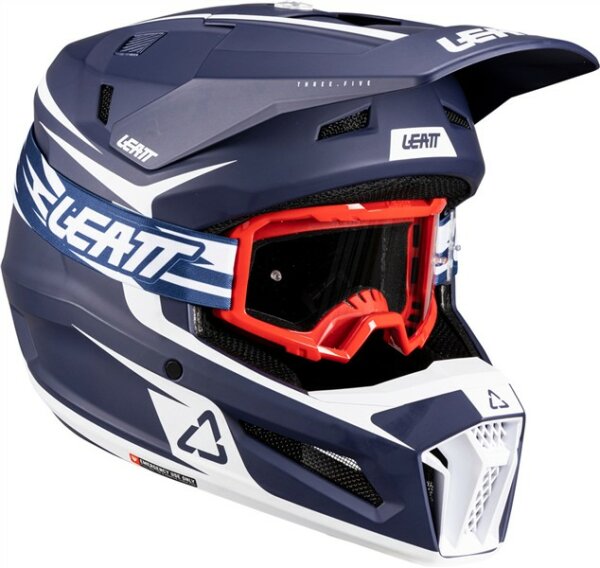Leatt Helmet Kit Moto 3.5 V26 blau-weiss-rot