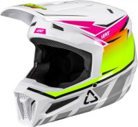 Leatt Helmet Moto 2.5 V26 weiss-gelb-pink