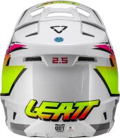 Leatt Helmet Moto 2.5 V26 weiss-gelb-pink