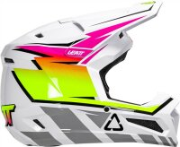 Leatt Helmet Moto 2.5 V26 weiss-gelb-pink