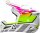 Leatt Helmet Moto 2.5 V26 weiss-gelb-pink