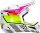 Leatt Helmet Moto 2.5 V26 weiss-gelb-pink