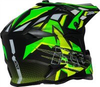 iXS Motocrosshelm iXS363 2.0 matt schwarz-gelb fluo-grün fluo