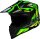 iXS Motocrosshelm iXS363 2.0 matt schwarz-gelb fluo-grün fluo